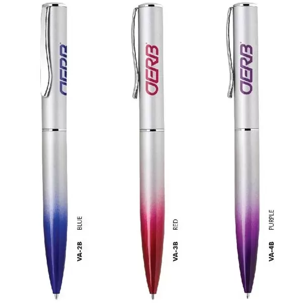 Aluminum twist-action ballpoint pen