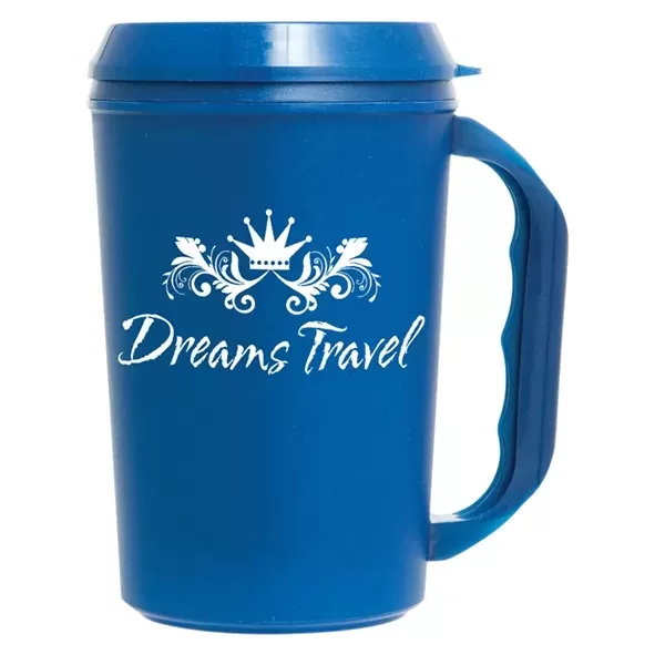 Insulated travel mug with