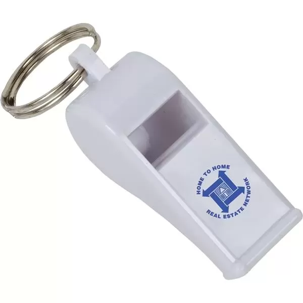 White whistle measuring 5/8