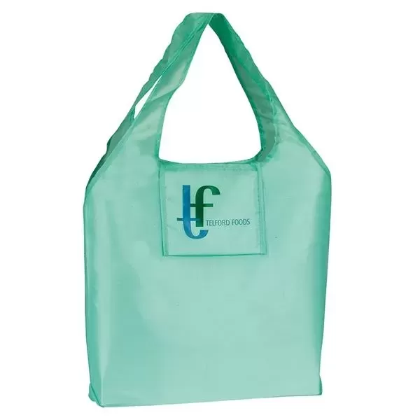 Foldable shopping tote bag