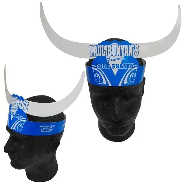 Longhorns visor made from