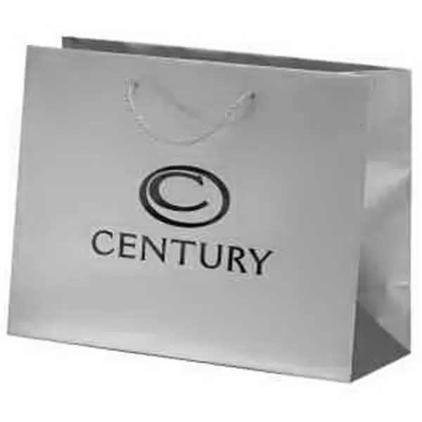 Premium-weight matte-laminated bag with