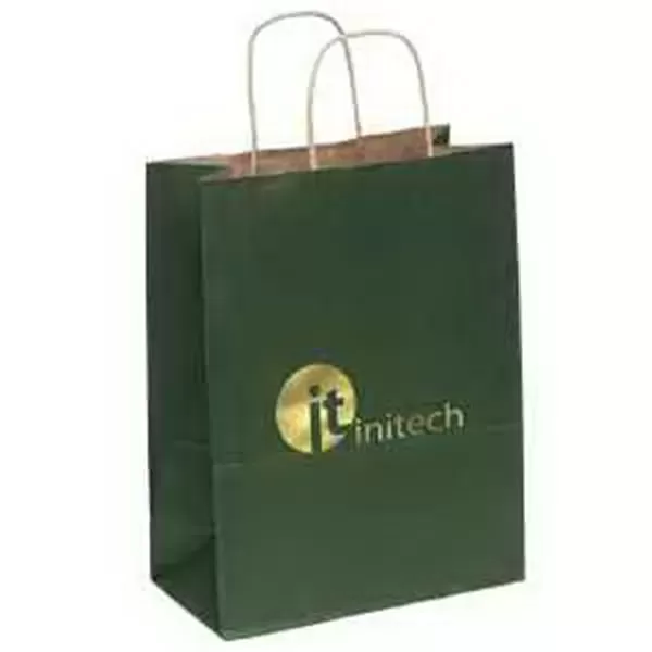 Matte paper shopper with