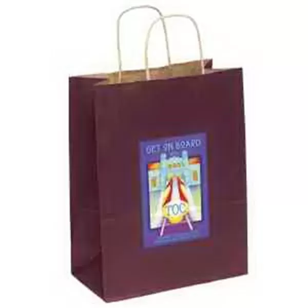 Matte paper shopper with