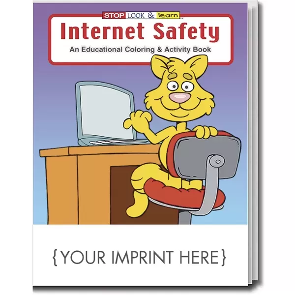 Internet Safety educational coloring