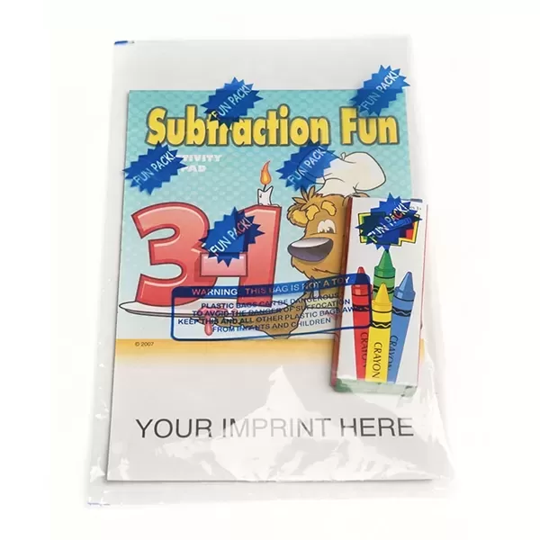 Subtraction Fun activity pad