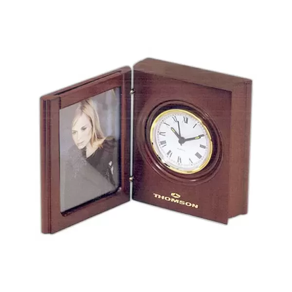 Book clock with picture