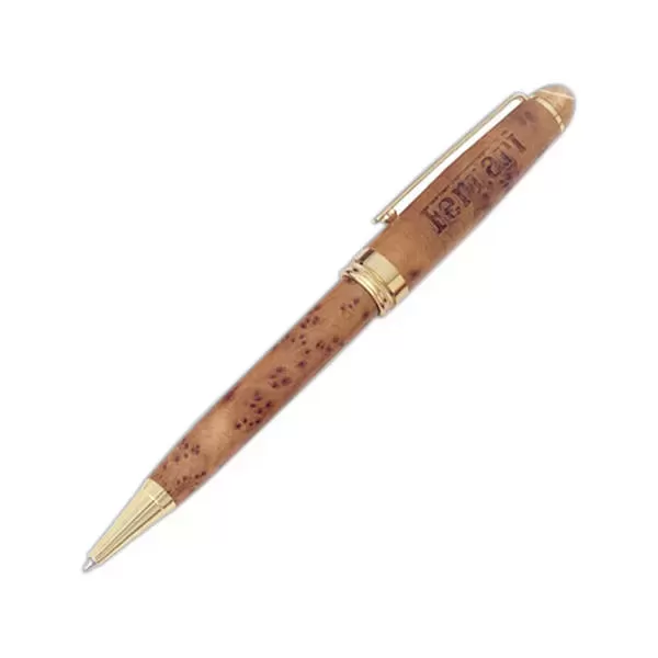 Executive burlwood ball pen,