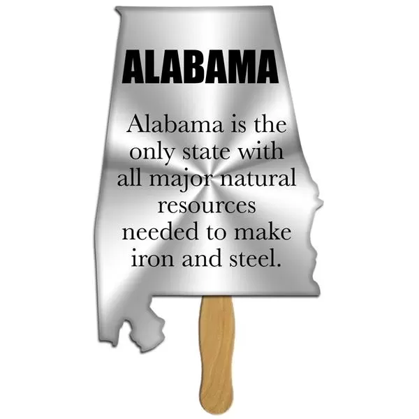 Alabama State shape hand
