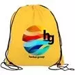 Drawstring Backpack with Digital