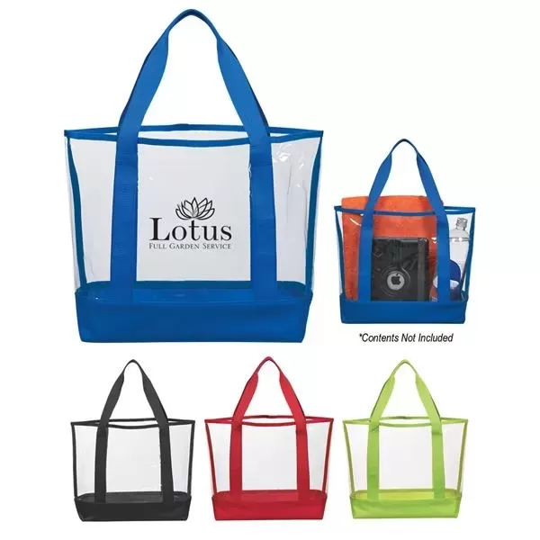 Clear Casual Tote Bag.