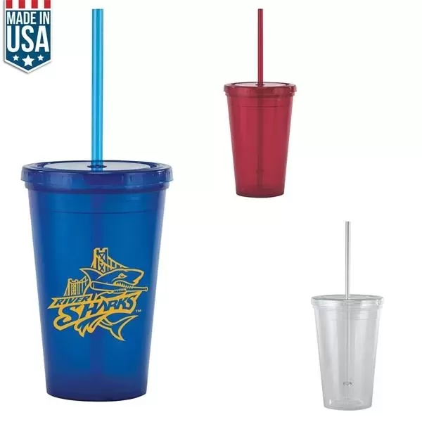 16 ounce polypropylene tumbler