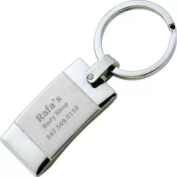 Nickel plated rectangular key