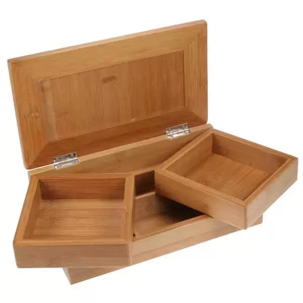 Bamboo treasure/stationary box. 