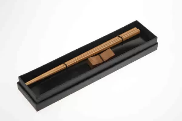 Bamboo chopsticks and rest