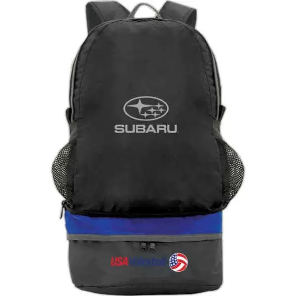 Nylon backpack with convenient