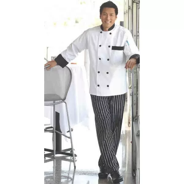 Patterned chef pants made