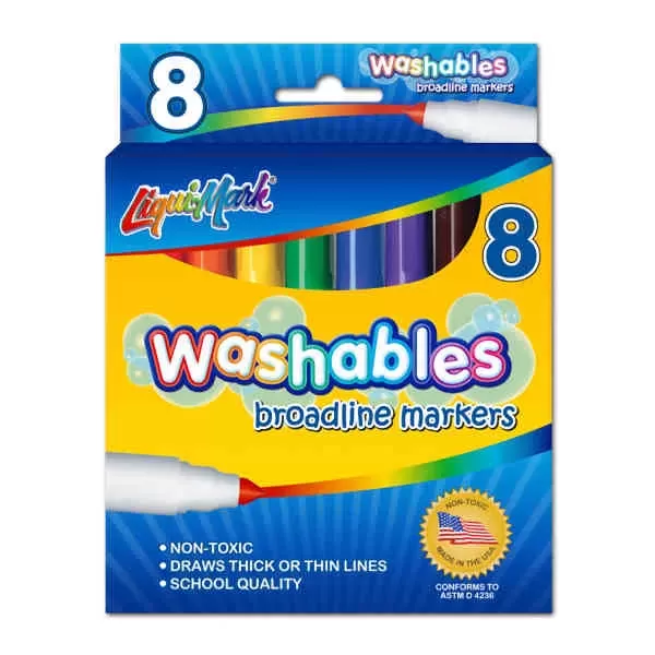 8 Pack Washable Broadline