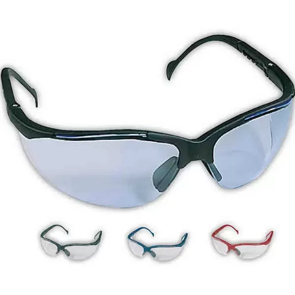 Safety glasses with UV