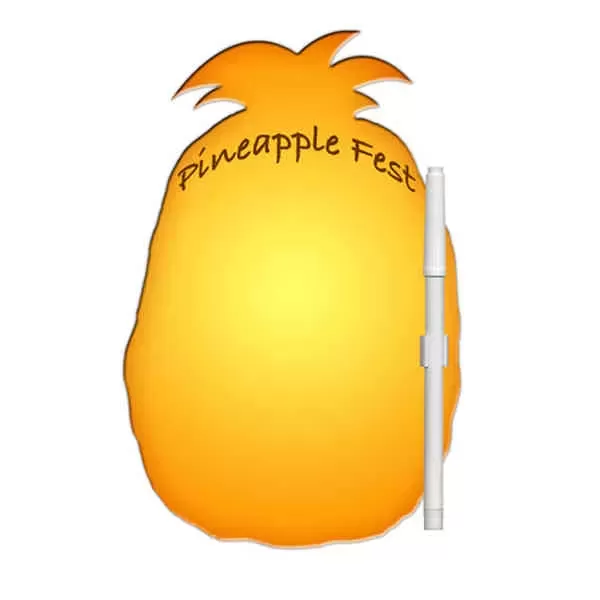 Pineapple shaped dry erase