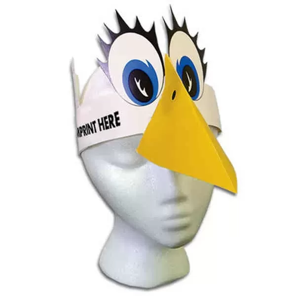 Bird visor made from