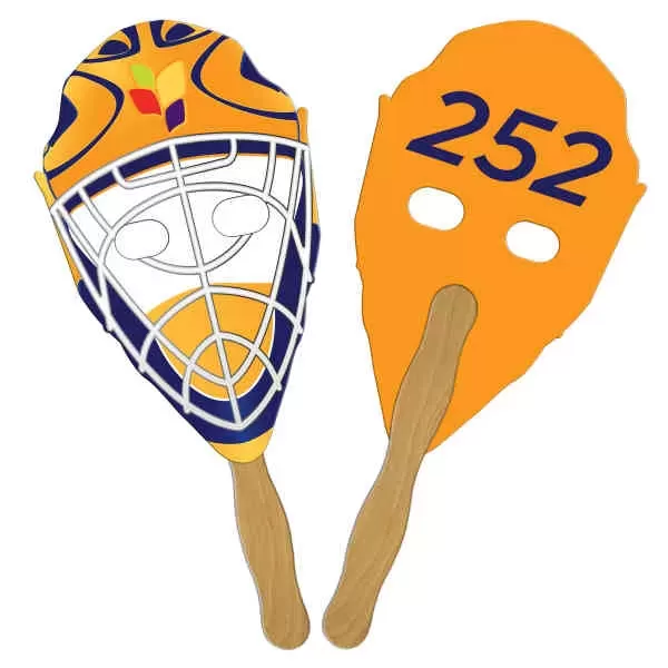 Digital printed hockey mask
