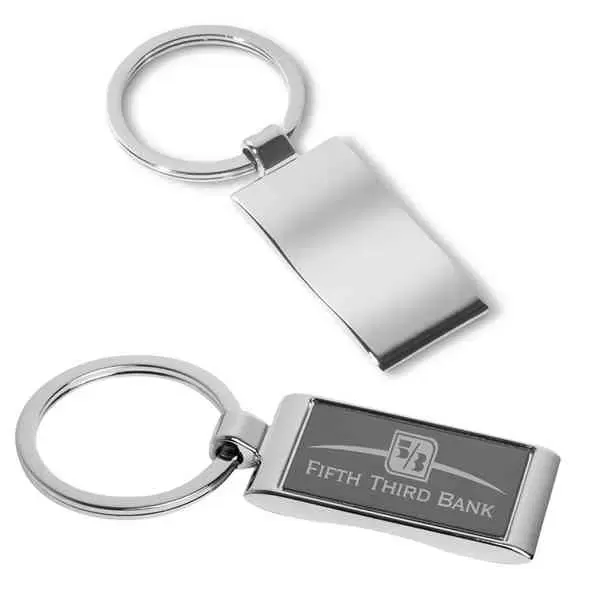 Chrome finish metal key