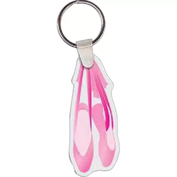 Ballet shoes-shaped key tag,