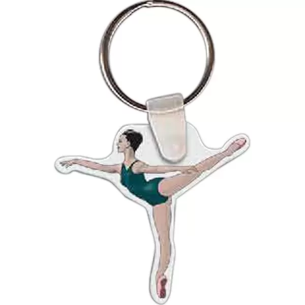 Ballerina-shaped key tag, 1.8