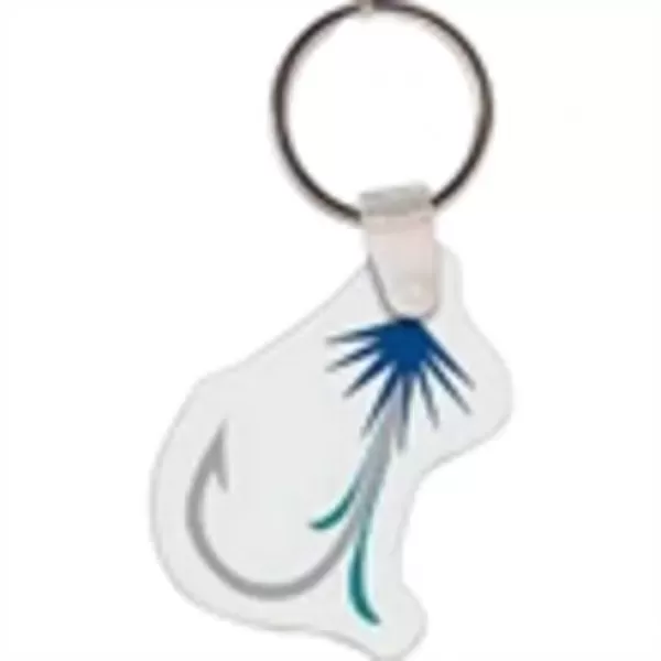 Fish hook shaped key