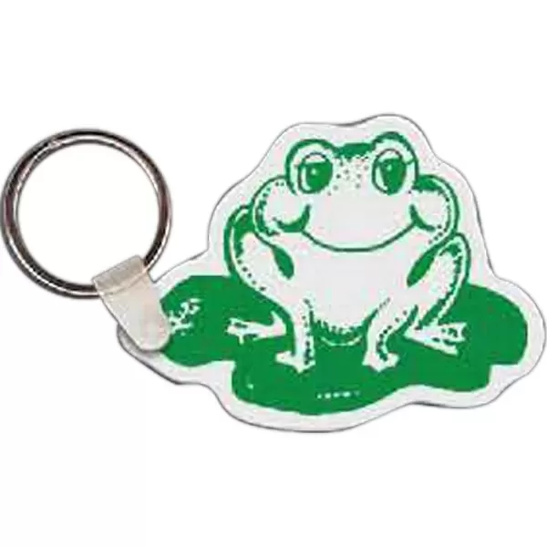 Frog shaped key tag,