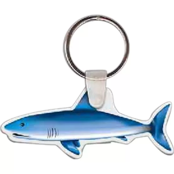 Shark shaped key tag,