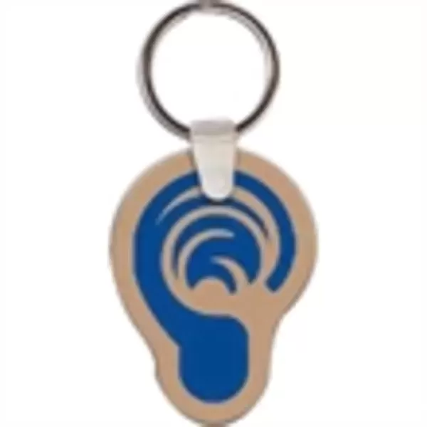 Ear shaped key tag