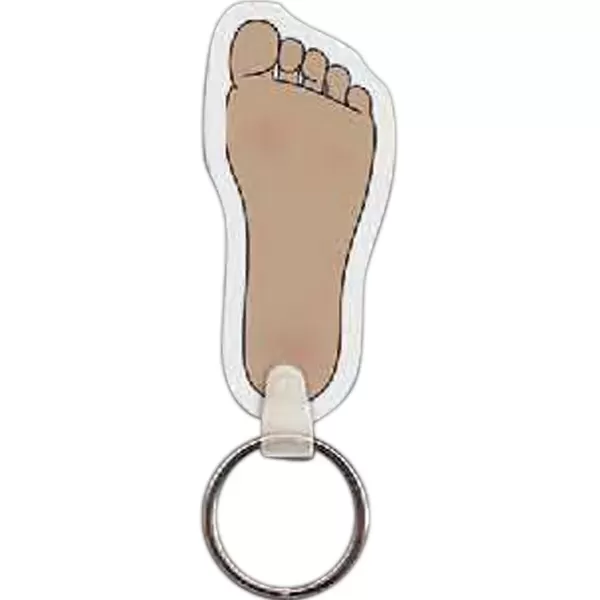 Foot shaped key tag,