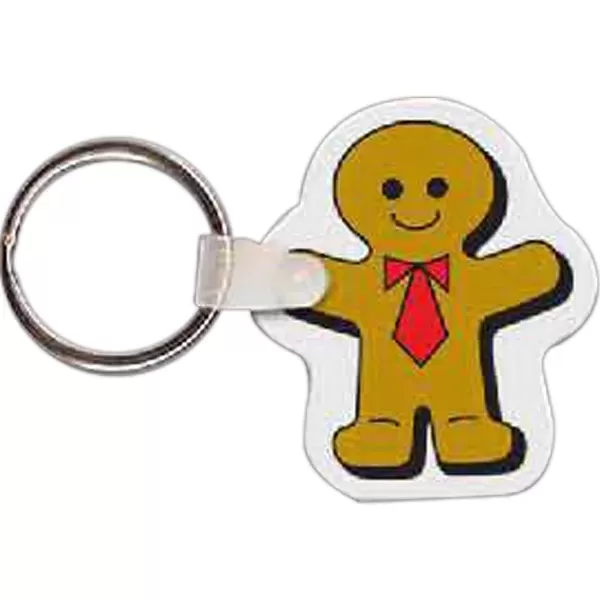 Gingerbread man shaped key