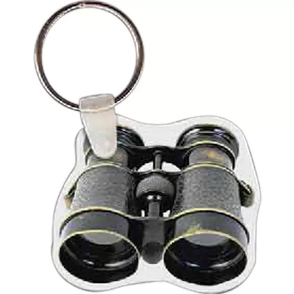 Binoculars-shaped key tag, 2