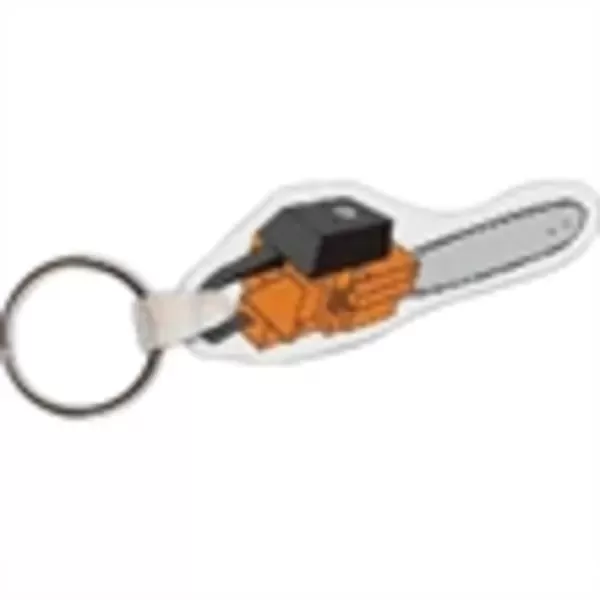 Chain saw shaped key