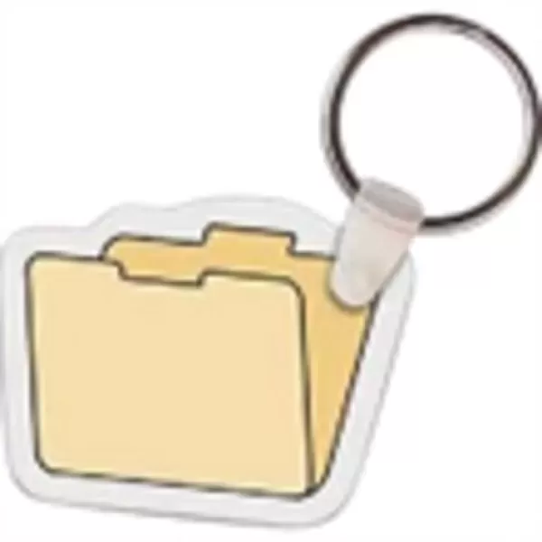 File folder shaped key