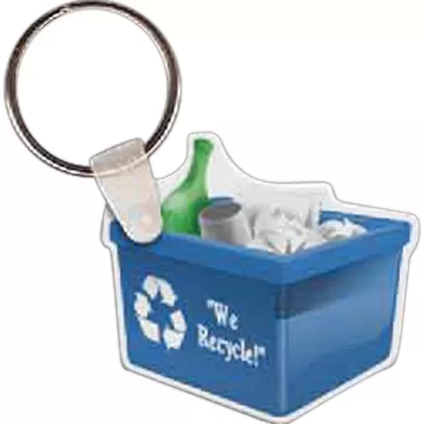 Recycle bin shaped key