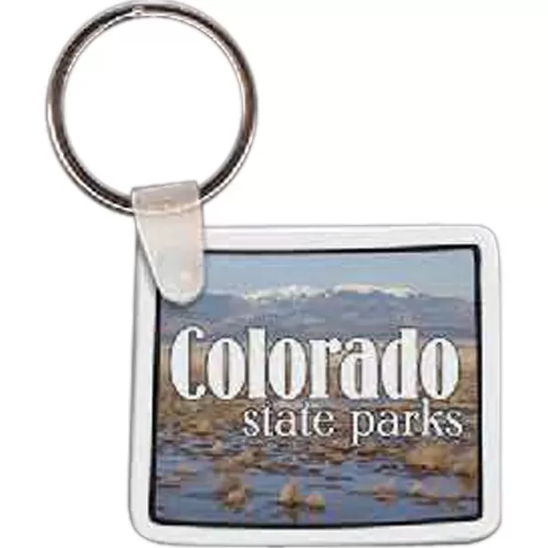 Colorado shaped key tag
