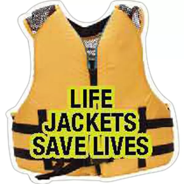 Life jacket-shaped thin magnet,