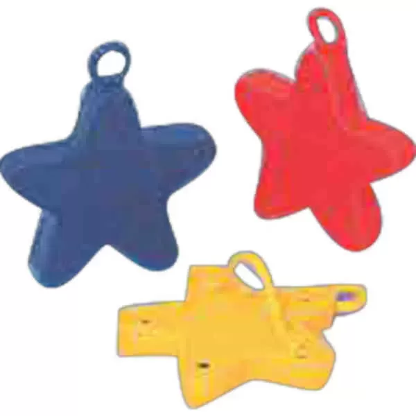 Star shaped balloon weight