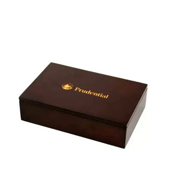 A wooden keepsake box