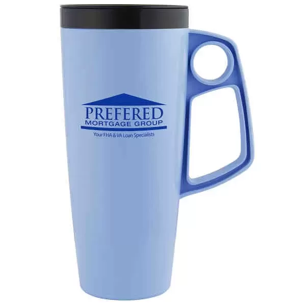 Insulated travel mug with