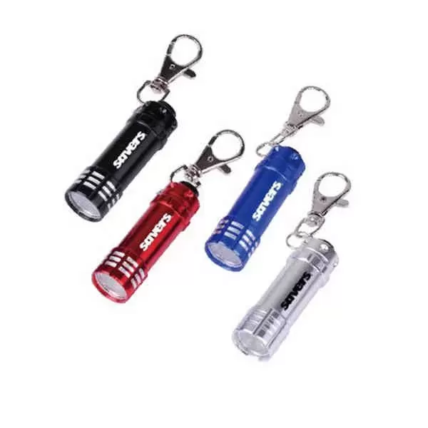 Aluminum flashlight with 3