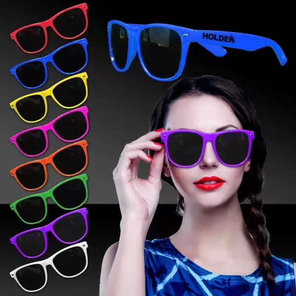 Premium sunglasses with colorful