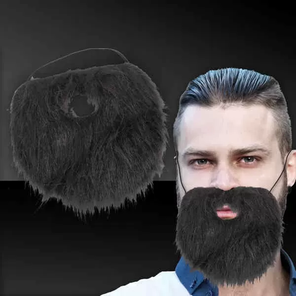 Novelty black beard with