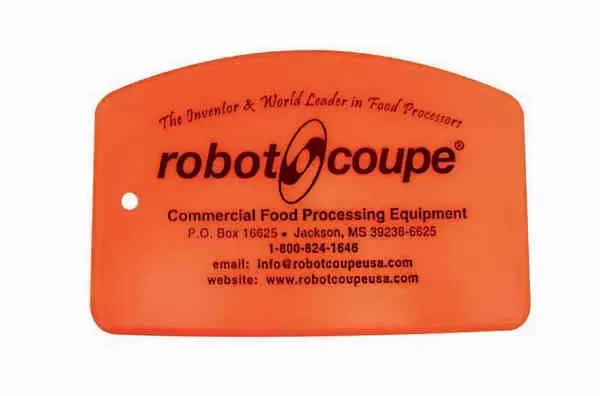 Large plastic bowl scraper