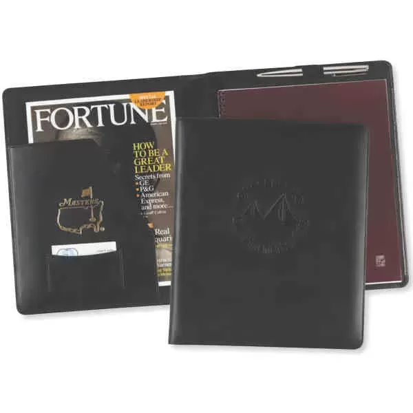 Bonded leather portfolio with