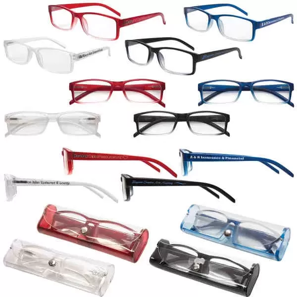 Soft finish reading glasses